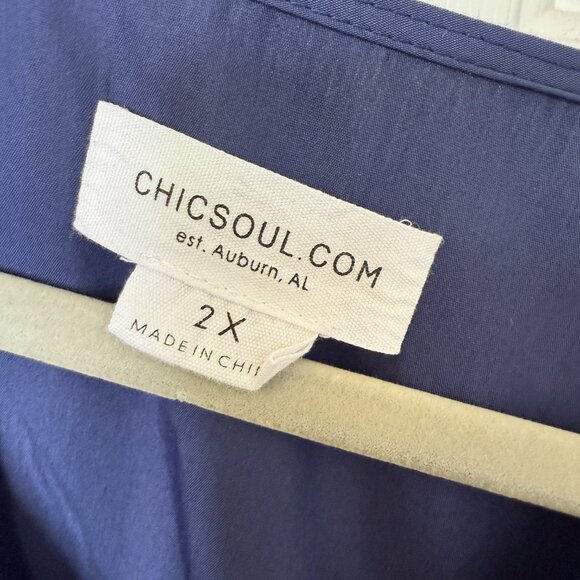 Blue mini dress - Picture 3 of 8